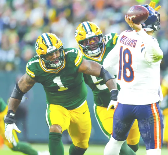 Packers’ Parsons, Lions’ Hutchinson among top edge rushers